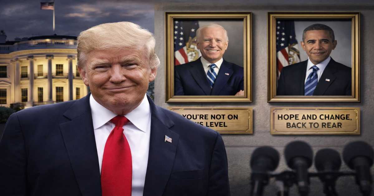 White House potrait row