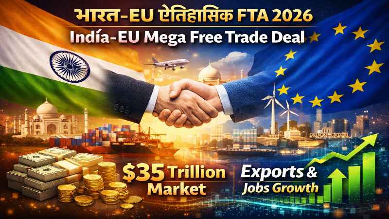 भारत-EU ऐतिहासिक FTA 